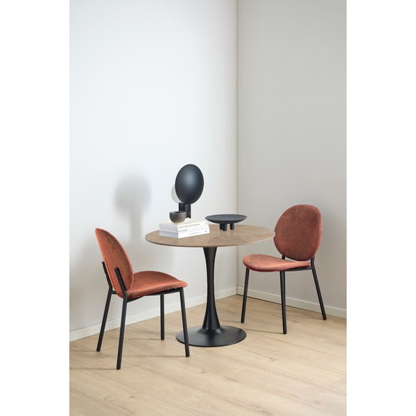 Blagovaonska stolica boja terakote Cliff – Actona-image-3