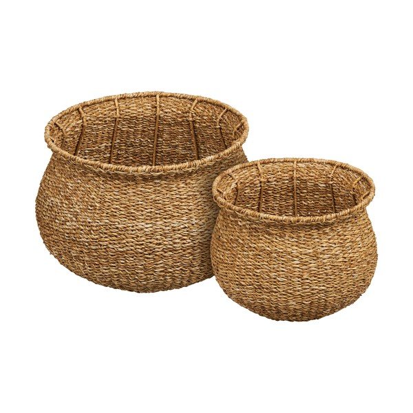 Posude za cvijeće u setu 2 kom od morske trave ø 46 cm Eden – House Nordic-image-4