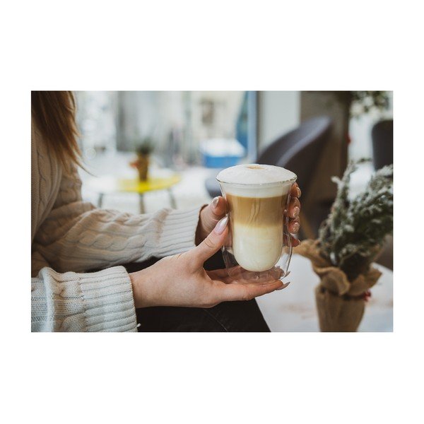 Staklene šalice u setu 6 kom s dvostrukom stijenkom 250 ml – Vialli Design-image-3