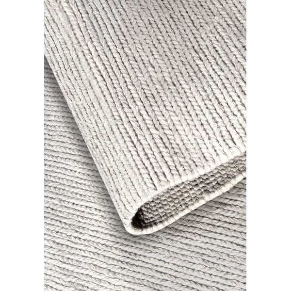 Bijeli ručno rađen vunen tepih 80x150 cm Francois – Villeroy&Boch-image-4