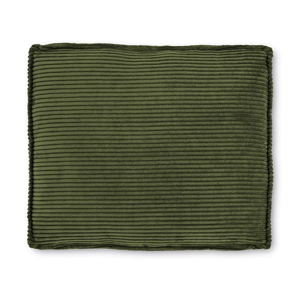 Zeleni ukrasni jastuk za sjedeću garnituru od samta Blok – Kave Home