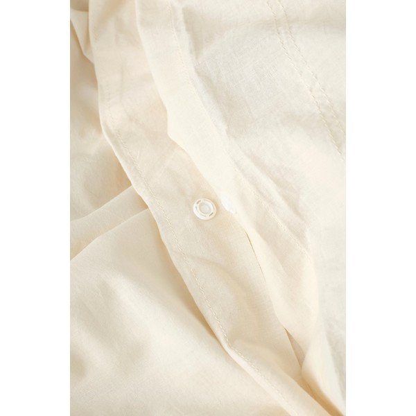 Krem posteljina za krevet za jednu osobu od organskog pamuka 150x200 cm Juliette – Ellos Home-image-3