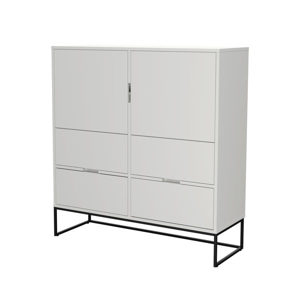 Bijela komoda s 4 ladice Tenzo Lipp-image-3