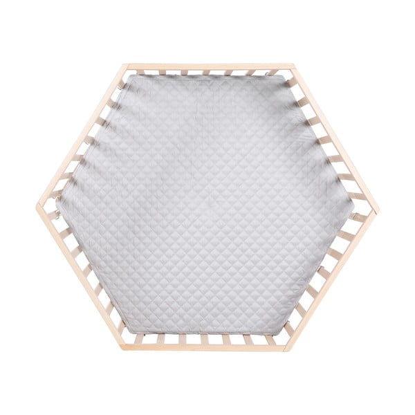 Putni krevetić od masivne bukve 119x104 cm u prirodnoj boji – Roba-image-3