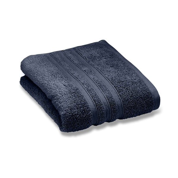 Tamno plavi pamučan ručnik od frotira 50x85 cm Zero Twist – Catherine Lansfield