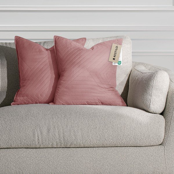 Ukrasne jastučnice u setu 2 kom od mikrovlakana 45x45 cm Softa – Restilo-image-1