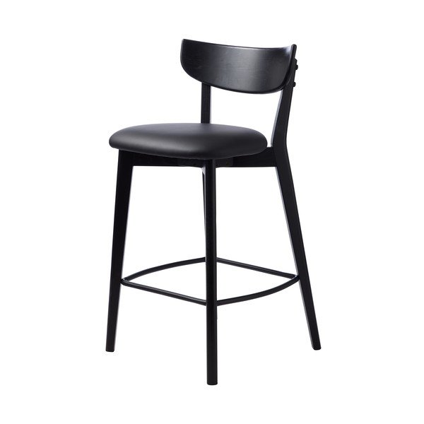 Crna barska stolica (visine sjedala 67 cm) Pero – Unique Furniture