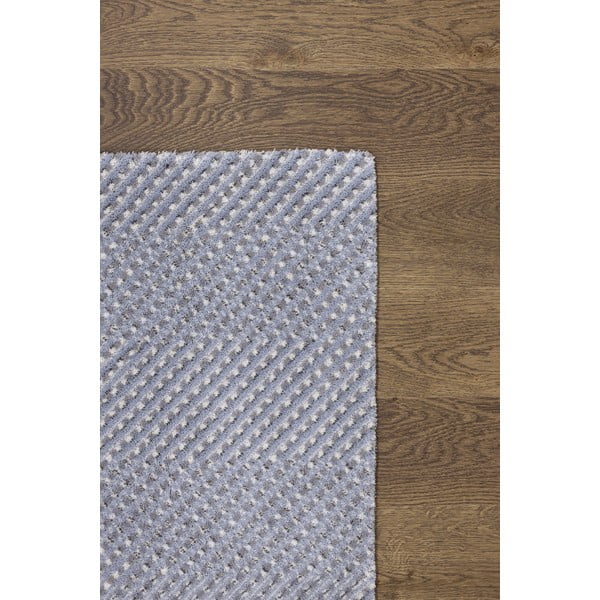 Svijetlo plavi vuneni tepih 160x240 cm Mesh – Agnella-image-3