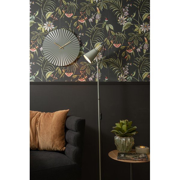 Sivozelena podna lampa Leitmotiv Mini Cone, výška 147,5 cm-image-1