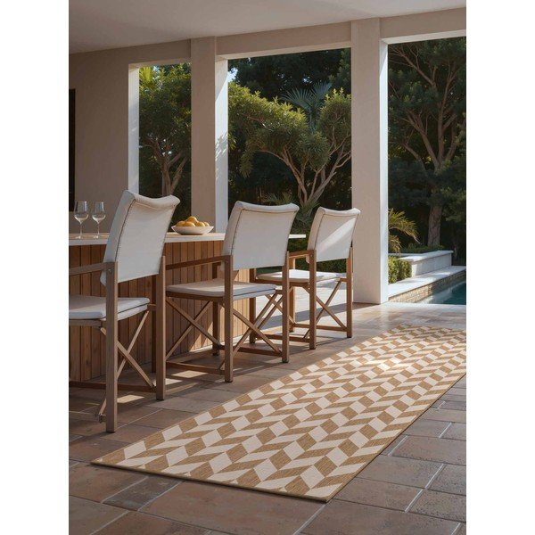 Krem/u prirodnoj boji unutarnja i vanjska staza 80x200 cm Haringey Terrick – Ted Baker-image-1