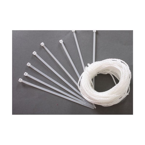 Bijeli plastični balkonski paravan 500x90 cm - Garden Pleasure-image-2