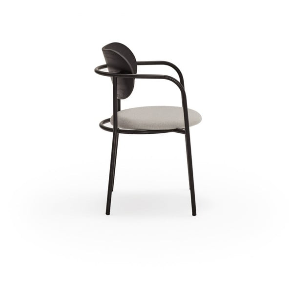 Crna i siva blagovaonska stolica u dekoru jasena Eclipse - Teulat-image-4