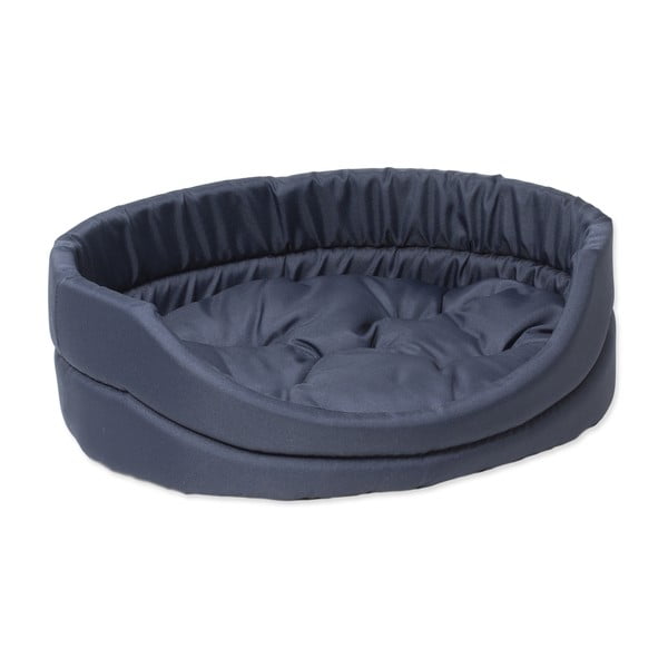 Tamno plavi plišani krevet za pse 40x48 cm Dog Fantasy DeLuxe – Plaček Pet Products