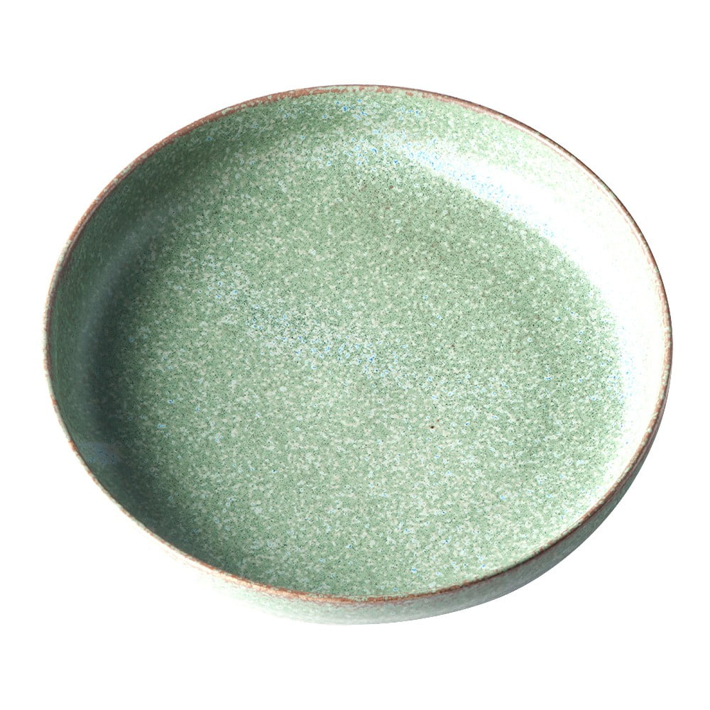 Zeleni keramički desertni tanjur MIJ Fade, ø 20 cm