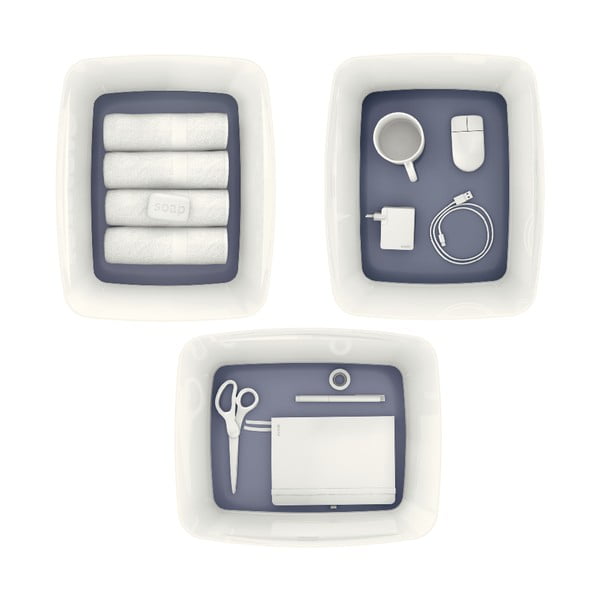 Bijela kutija s poklopcem Leitz Office, volumen 18 l-image-2