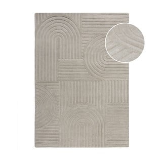 Sivi vuneni tepih Flair Rugs Zen Garden, 120 x 170 cm