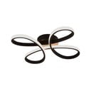 Crna LED stropna svjetiljka 40x40 cm Fly – Trio