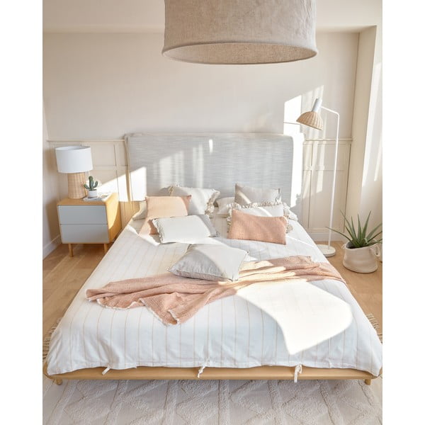 Sivi/u prirodnoj boji noćni ormarić Anielle – Kave Home-image-2