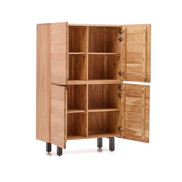 Komoda od masivnog bagrema u prirodnoj boji 100x155x40,5 cm Uxue – Kave Home-image-4