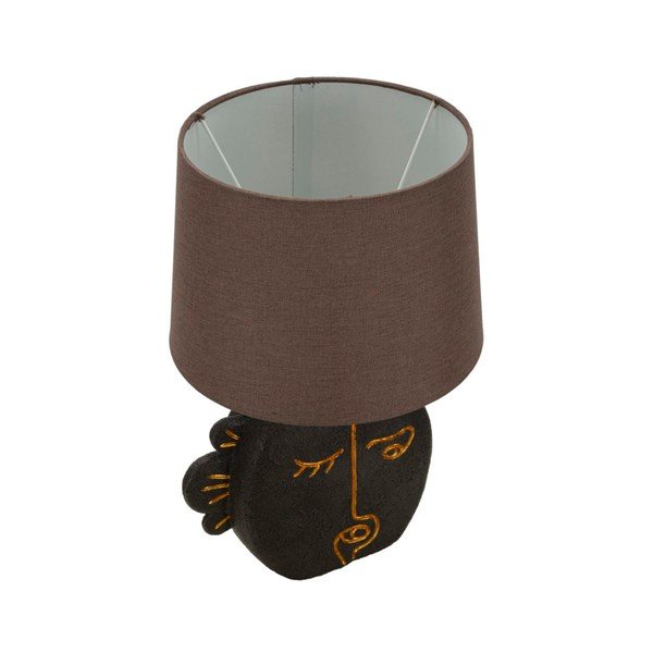 Smeđa stolna lampa s tekstilnim sjenilom (visina 39,5 cm) Tribal – Mauro Ferretti-image-2