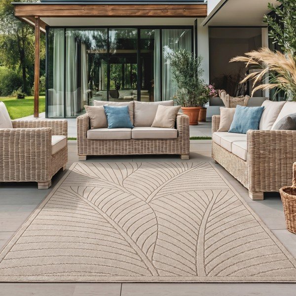 Bež unutarnji i vanjski tepih 120x170 cm Nova 1203 – Ayyildiz Carpets-image-1