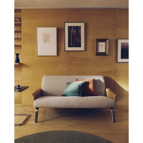 Bež sofa od šenila 165 cm Amsen – Kave Home-image-1