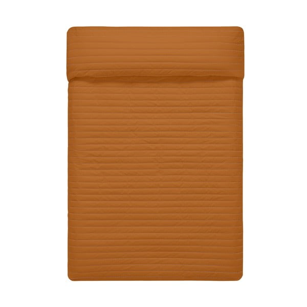 Narančasti/bež pamučni prošiveni prekrivač 180x260 cm Dash – Happy Friday-image-2