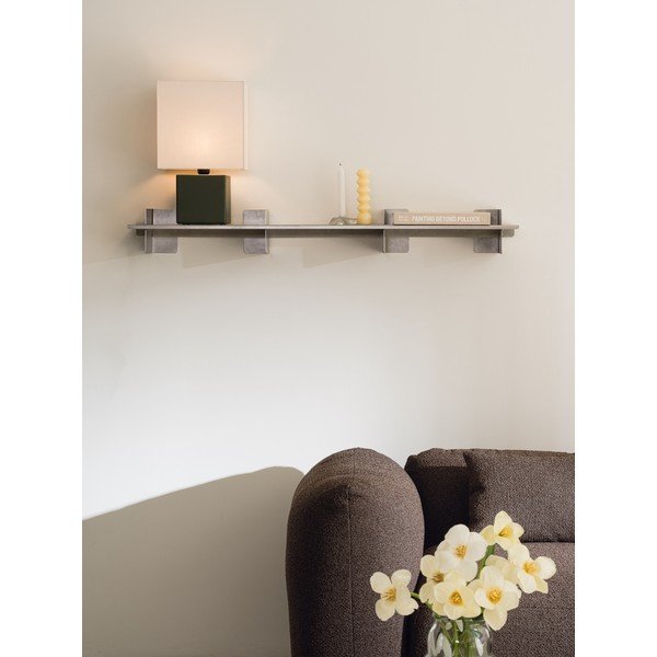 Metalna polica u srebrnoj boji 120 cm Tivo – noo.ma-image-1