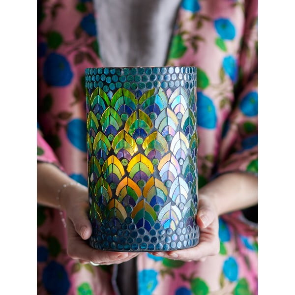 Stakleni svijećnjak za svijeću lučicu Kali – Bloomingville-image-1