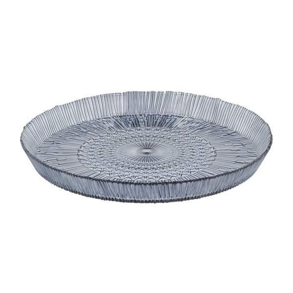 Plavi stakleni tanjur za posluživanje ø 30 cm Kusintha – Bitz