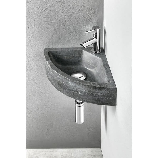 Stojeća slavina za umivaonik u sjajno srebrnoj boji Small – Sapho-image-1