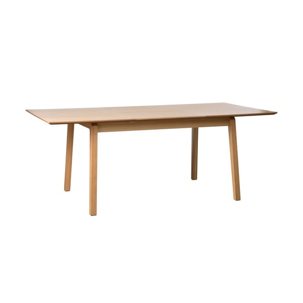 Proširiv blagovaonski stol s pločom stola u dekoru hrasta u prirodnoj boji 95x200 cm Bari – Unique Furniture-image-2