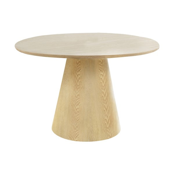 Okrugao blagovaonski stol s pločom stola u dekoru jasena ø 120 cm Bolton – House Nordic