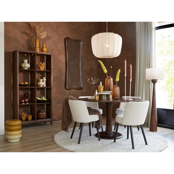 Biblioteka od masivnog manga u prirodnoj boji 95x190 cm Sondrio – Light & Living-image-2