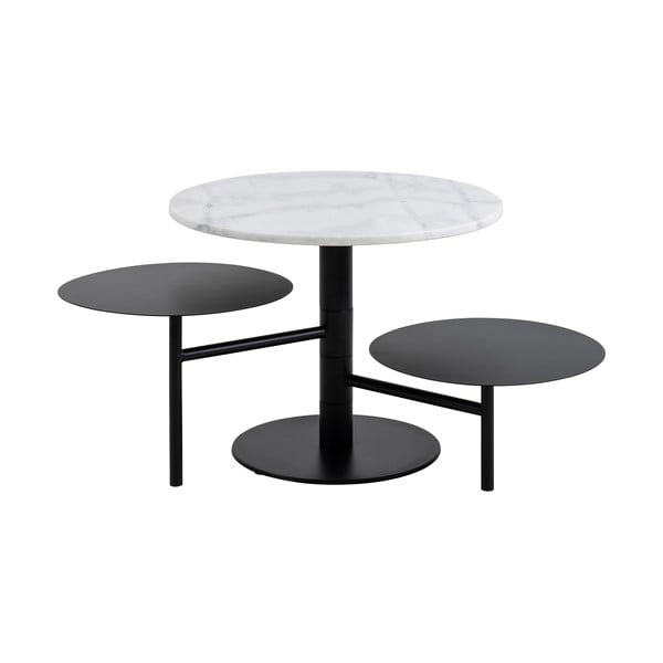 Bijeli okrugli stolić za kavu ø 60 cm Lahti – Actona-image-3