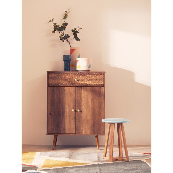 Komoda u tamnoj prirodnoj boji 70x94x35 cm Frida – Premier Housewares-image-1