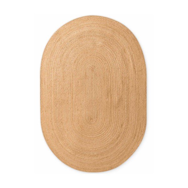 Obostrani/ručno rađen juten tepih u prirodnoj boji 160x230 cm Braided – Hanse Home-image-4