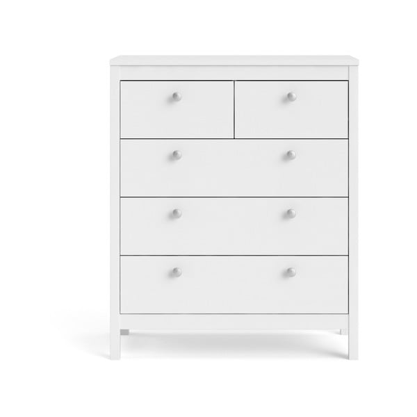 Bijela visoka komoda 82x99 cm Madrid – Tvilum-image-2