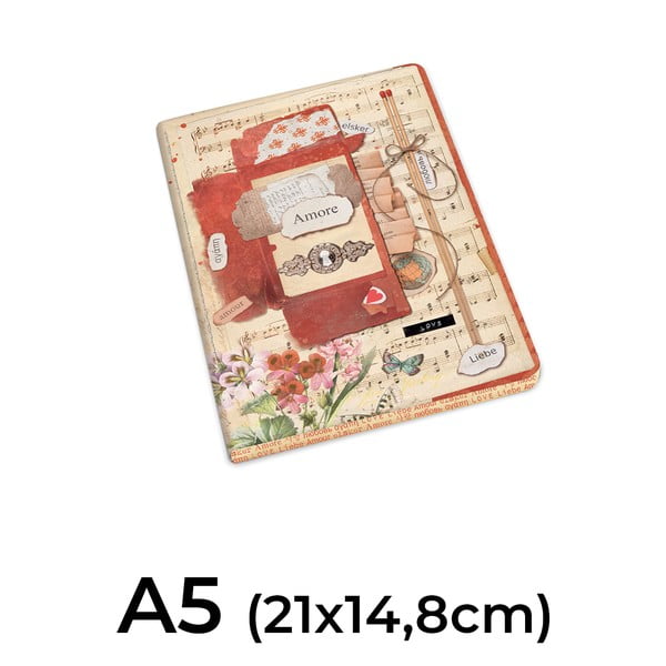A5 bilježnice u setu 192 stranica 2 kom Love – Kartos-image-2
