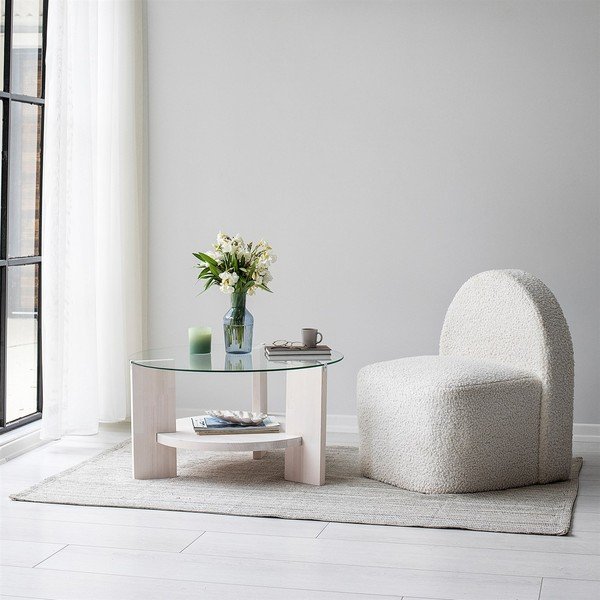 Bijeli okrugli stolić ø 75 cm Mondo - Neostill-image-4