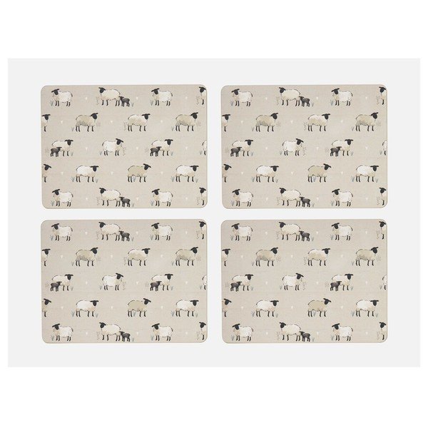 Pluteni podmetač 4 kom 21,5x29 cm Highland Sheep – Cooksmart ®