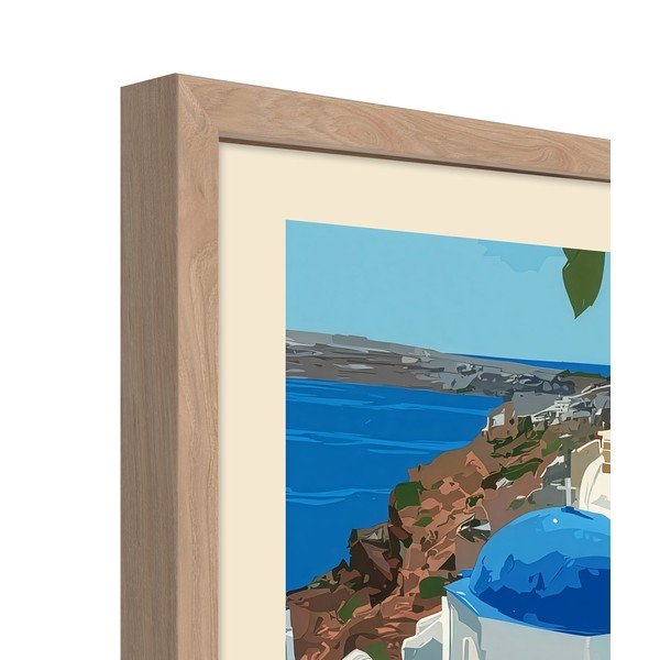Tiskana slika s okvirom 50x70 cm Santorini – Styler-image-4