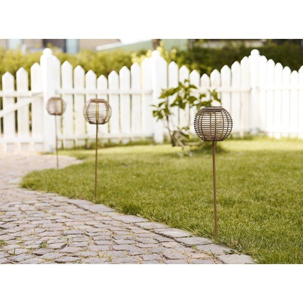 LED utična vanjska svjetiljka sa solarnim panel ø 17 cm Carlisle – House Nordic-image-2