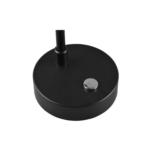 Sjajno crna LED stolna lampa s mogućnošću zatamnjivanja (visina 28 cm) Lenny – Reality-image-4