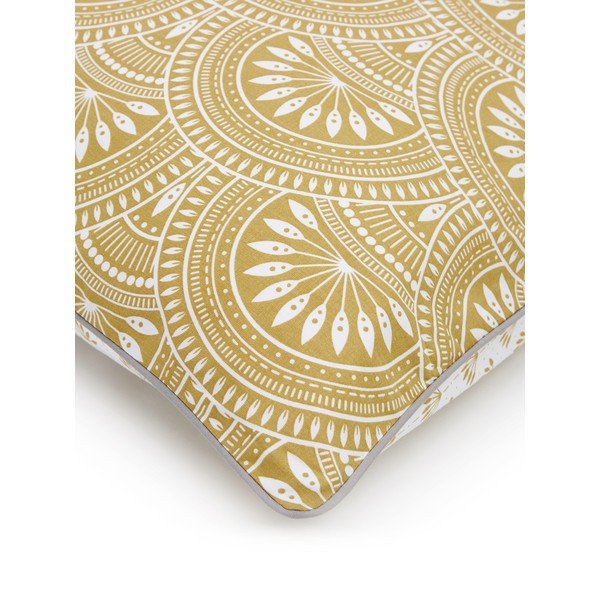 Žuto-bijela posteljina od organskog pamuka 200x135 cm Tiara - Westwing Collection-image-1