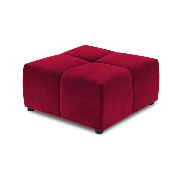 Crveni baršunasti sofa modul Rome Velvet - Cosmopolitan Design