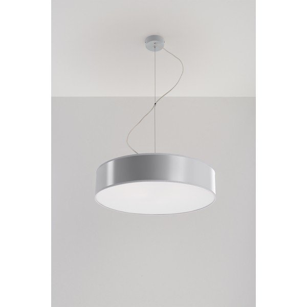 Siva stropna lampa Sollux Atis-image-1