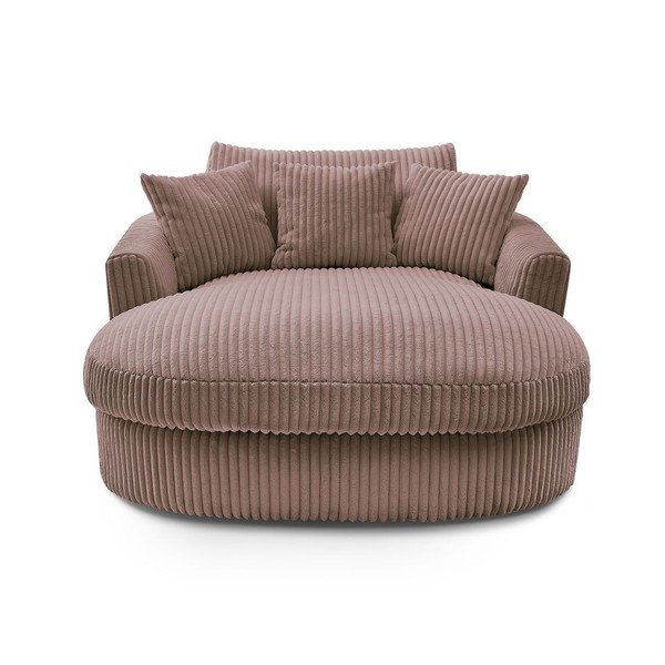 Ružičasta fotelja od samta Belem – Bobochic Paris-image-3