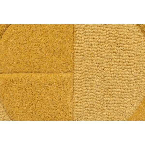 Žuti vuneni tepih Flair Rugs Gigi, 160 x 230 cm-image-3