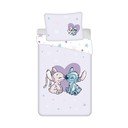Pamučna dječja posteljina za krevet za jednu osobu 140x200 cm  Lilo and Stitch "Heart" – Jerry Fabrics